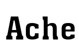 Ache Font Image