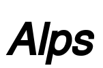 Alps Font Image