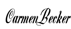 CarmenBecker Font Image