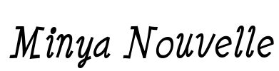 Minya Nouvelle Font Image