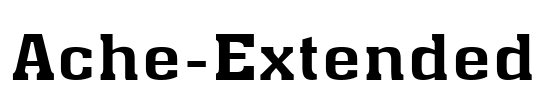 Ache-Extended Font Image