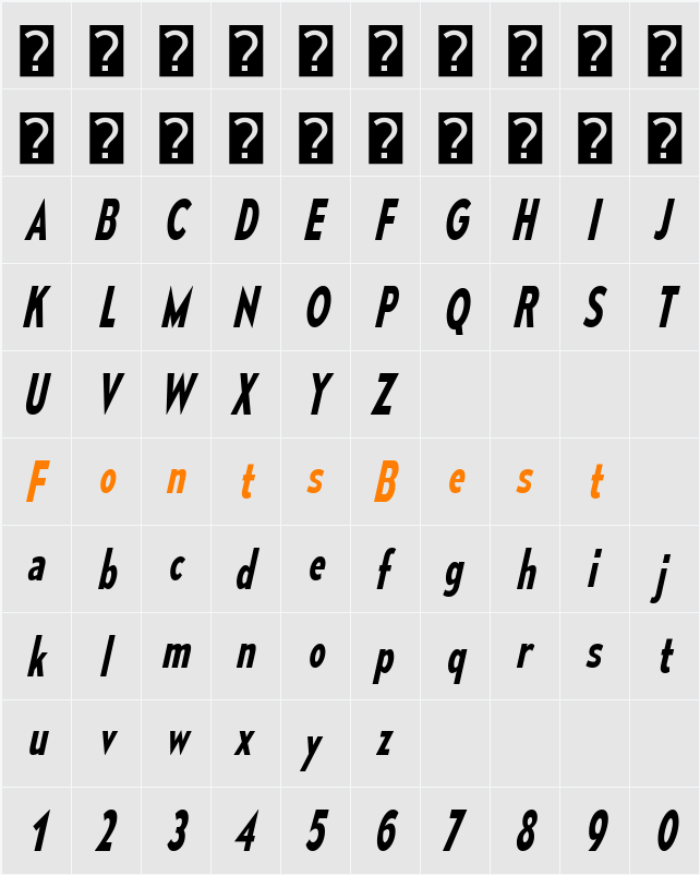 Mesmerize Cd Sb Character Map