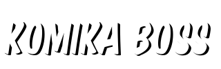 Komika Boss Font Image