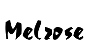 Melrose Font Image