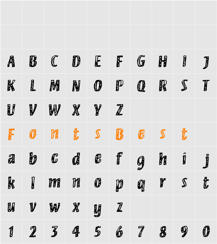 Camouflage Character Map