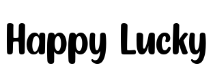 Happy Lucky Font Image