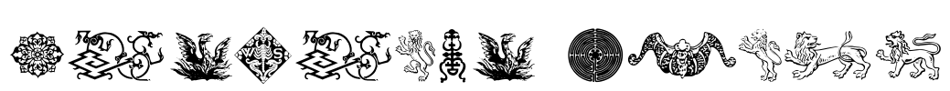 Cultural Icons Font Image