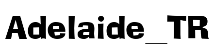 Adelaide_TR Font Image