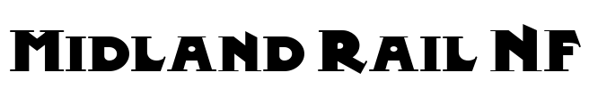 Midland Rail NF Font Image