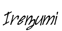 Irezumi Font Image