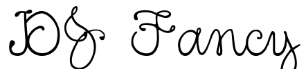 DJ Fancy Font Image