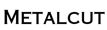 Metalcut Font Image