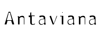 Antaviana Font Image