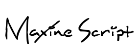 Maxine Script Font Image