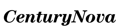 CenturyNova Font Image