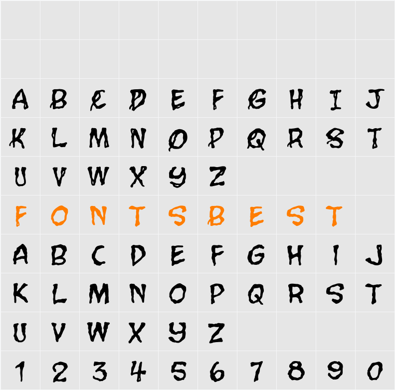 CCGrimlyFiendish Character Map