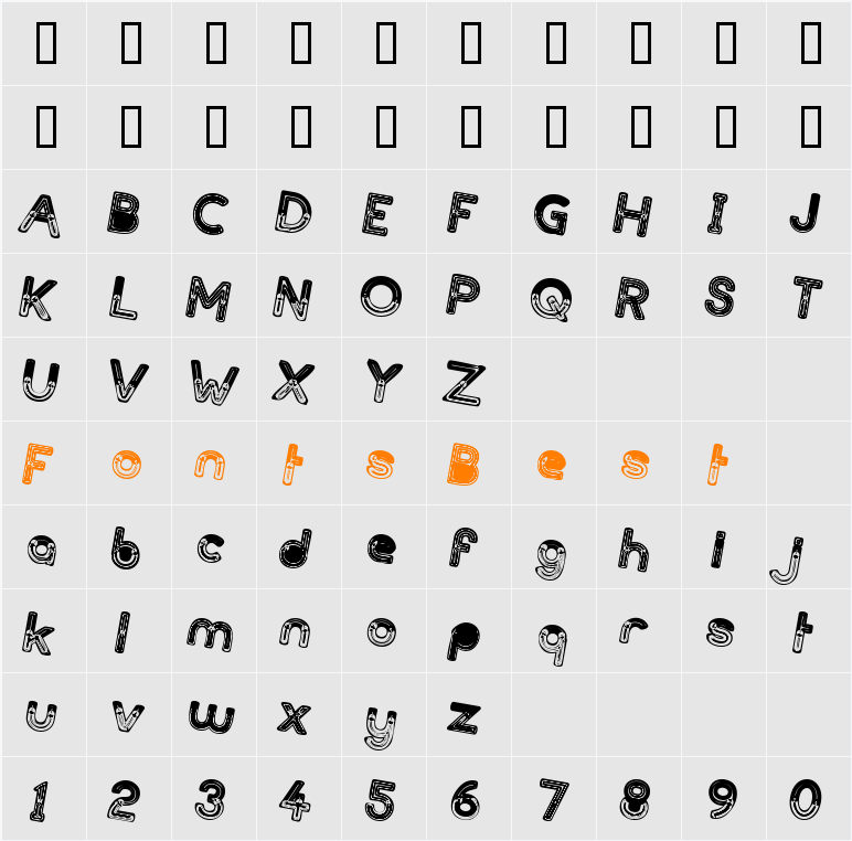 JI-Fizzer Character Map