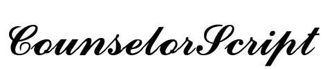 CounselorScript Font Image