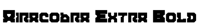 Airacobra Extra Bold Font Image