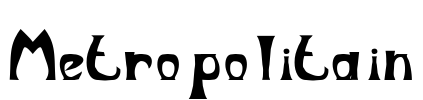 Metropolitain Font Image