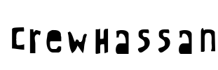 CrewHassan Font Image