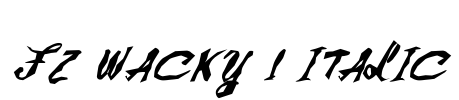 FZ WACKY 1 ITALIC