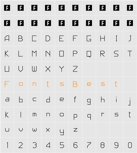 JD Code Character Map