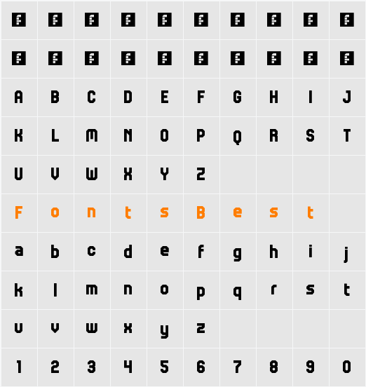 JD Erica Character Map