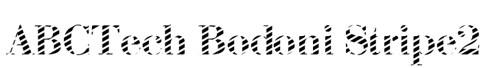 ABCTech Bodoni Stripe2