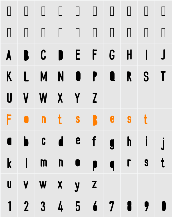 MixJib Character Map