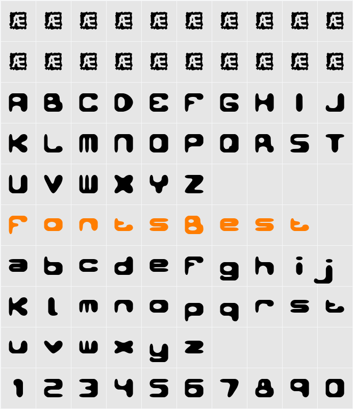 Conduit (BRK) Character Map