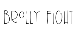 Brolly Fight Font Image