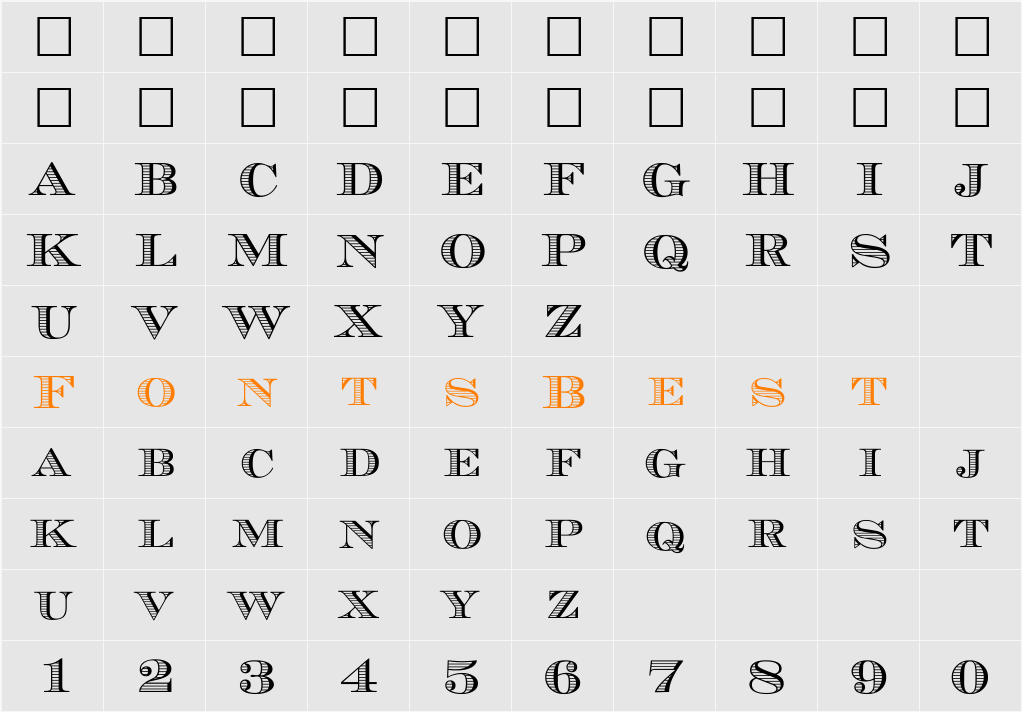 Currency Character Map