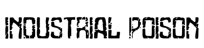 Industrial Poison Font Image