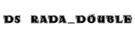 DS Rada_Double Font Image