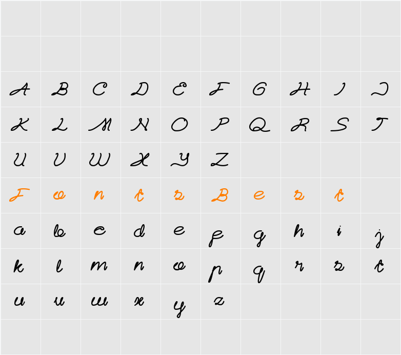 Catatan Harian Character Map