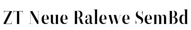 ZT Neue Ralewe SemBd