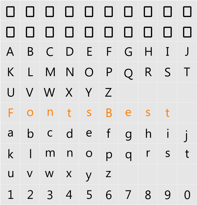 Microsoft PhagsPa Character Map