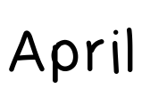 April Font Image