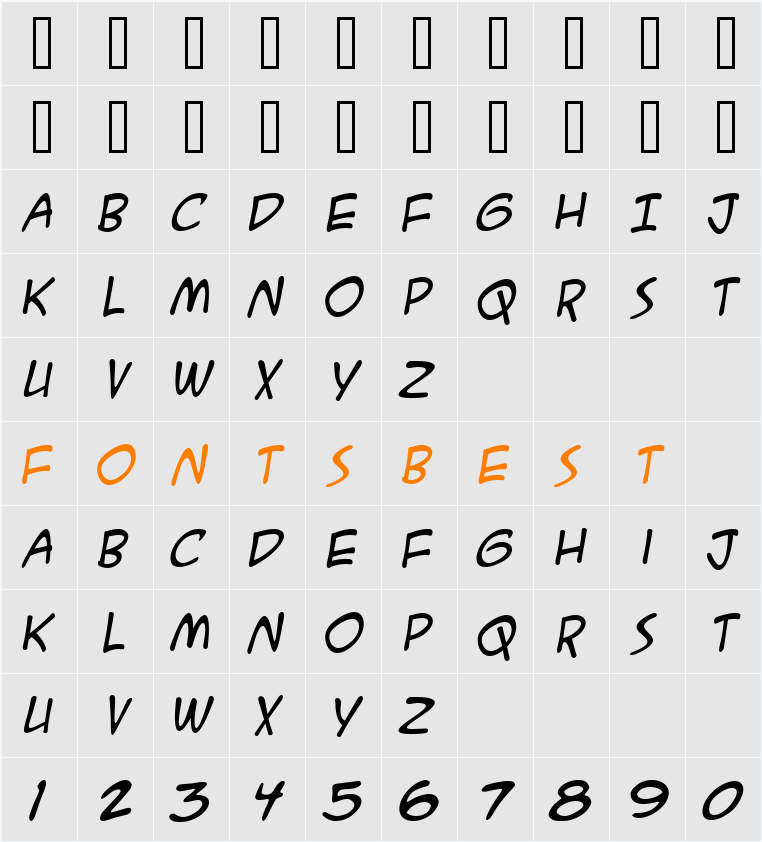 A.C.M.E. Secret Agent Character Map