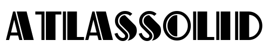 AtlasSolid Font Image