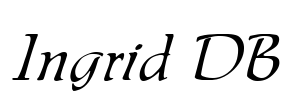 Ingrid DB Font Image