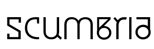 Scumbria Font Image