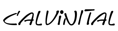 CalvinItal Font Image