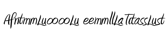 Amienne Ligatures Font Image