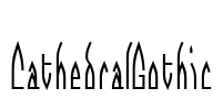 CathedralGothic Font Image