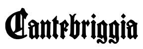 Cantebriggia Font Image