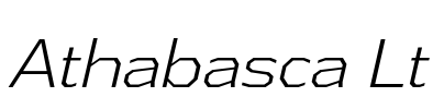 Athabasca Lt Font Image