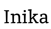 Inika Font Image