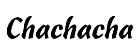 Chachacha Font Image